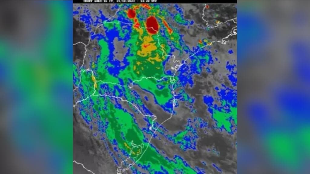 Ciclone extratropical ameaça o feriadão com fortes tempestades em Santa Catarina
