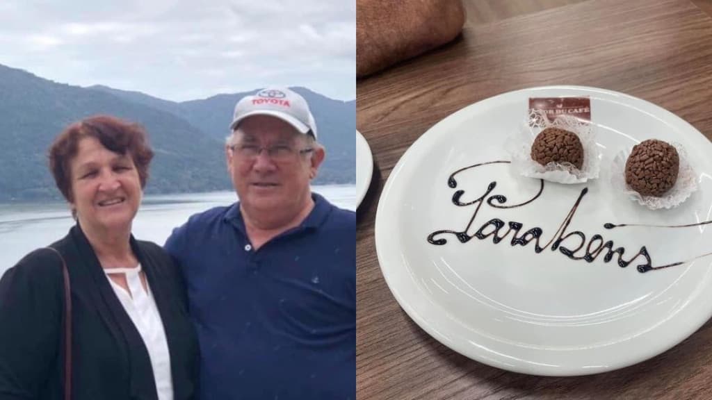 Casal de Tijucas é surpreendido em cafeteria: “ganhamos o dia”