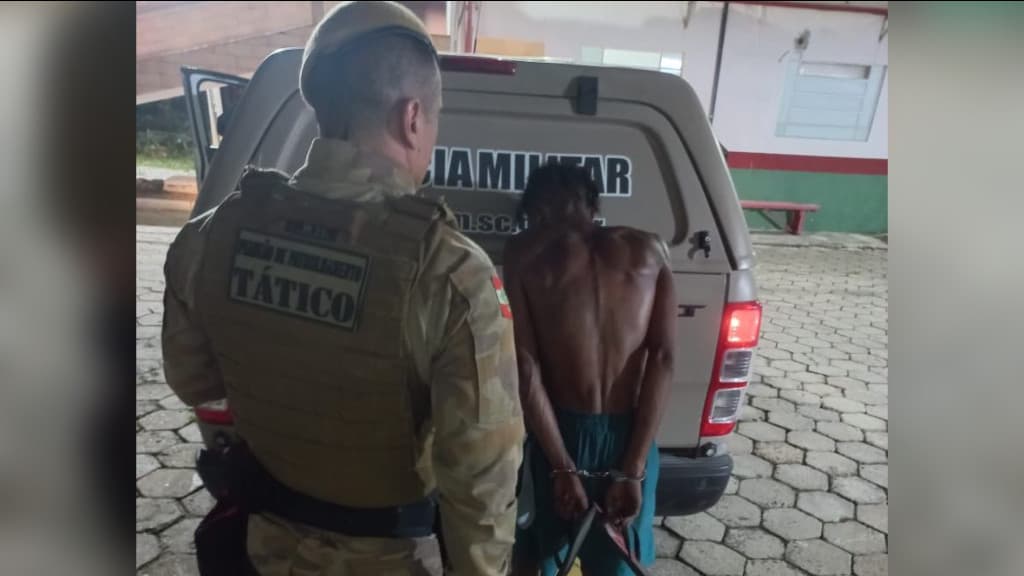 Criminoso da Bahia estava escondido em Tijucas
