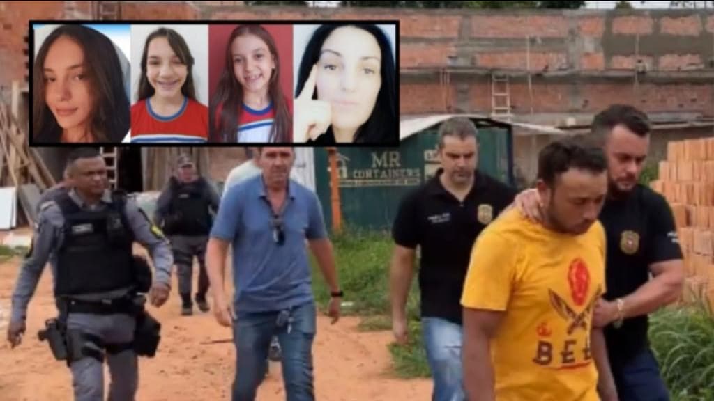 Pedreiro que matou mãe e filhas guardou roupas íntimas das vítimas de lembrança