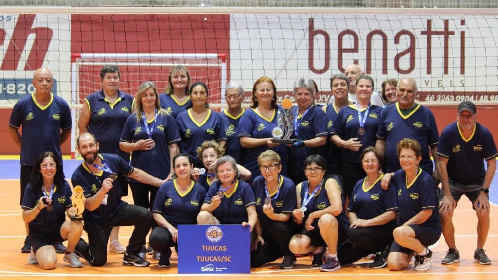 Time de Câmbio de Tijucas conquista 3° lugar nos Jogos de Integração Master