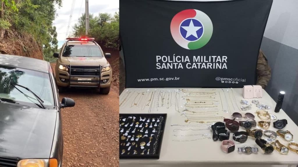 Relojaria é roubada e PM apreende objetos em casa de adolescente