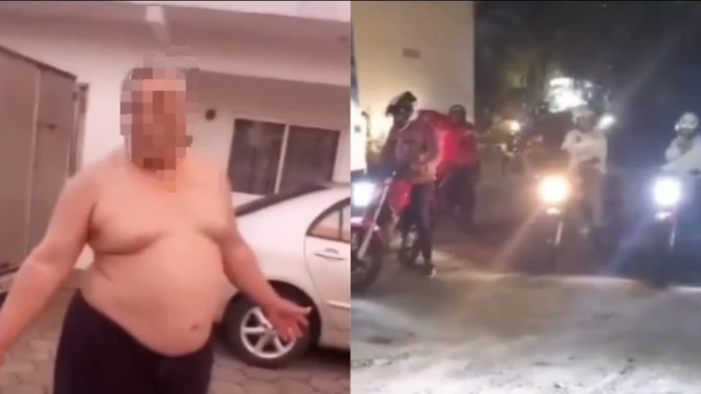 VÍDEO: Motoboy é agredido em Porto Belo após se recusar a subir para entregar lanche