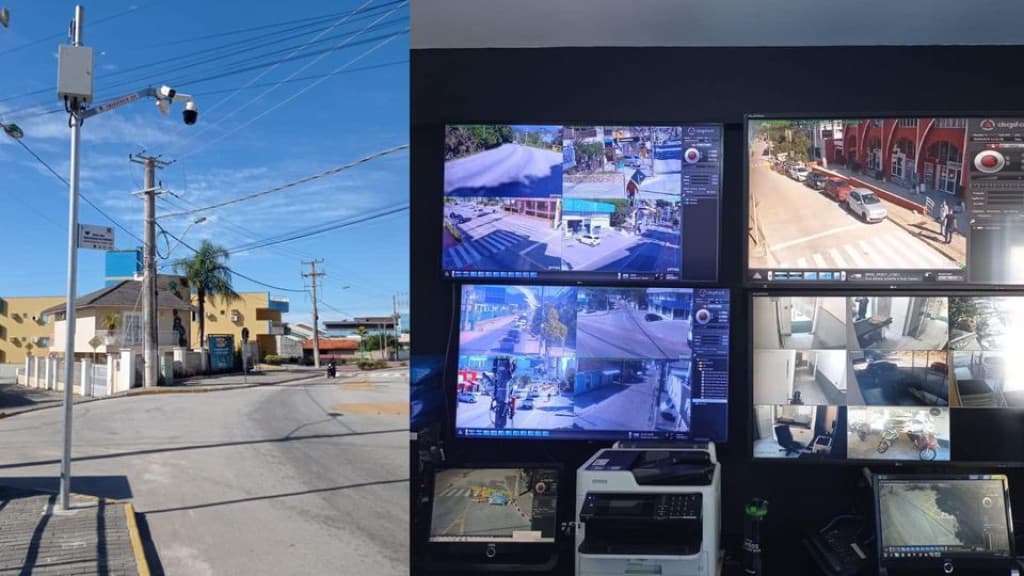 Polícia Militar de Bombinhas implementa sistema de câmeras com leitura de placas