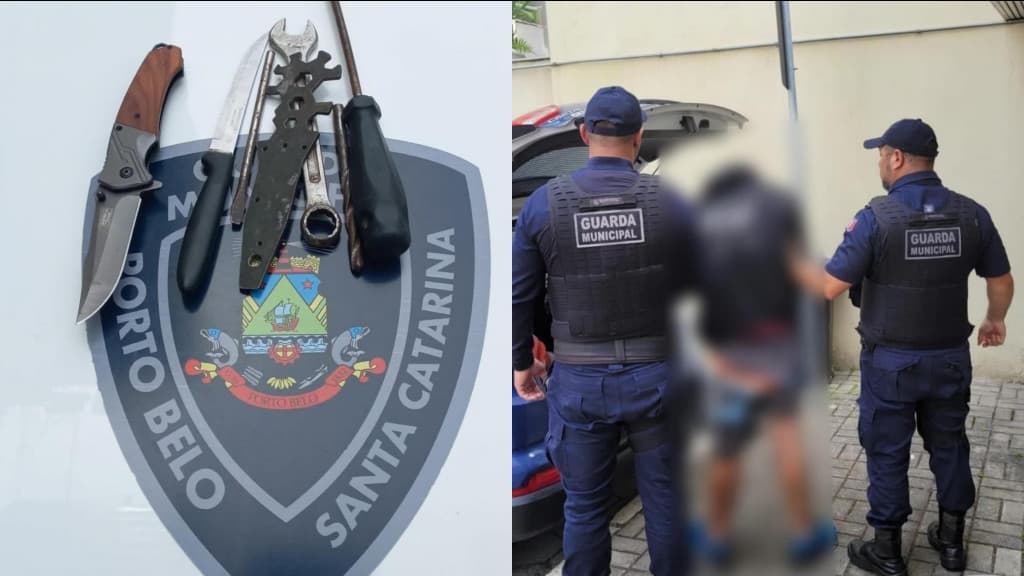 Assaltante é contido por moradores de Porto Belo após agredir atendente de farmácia