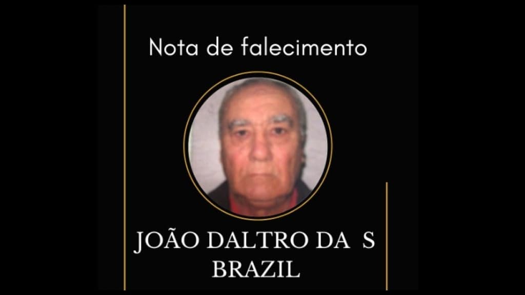 Nota de despedida do senhor João Daltro
