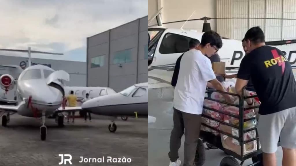 Jatinhos de empresários catarinenses levam quase três toneladas de alimentos ao Rio Grande do Sul