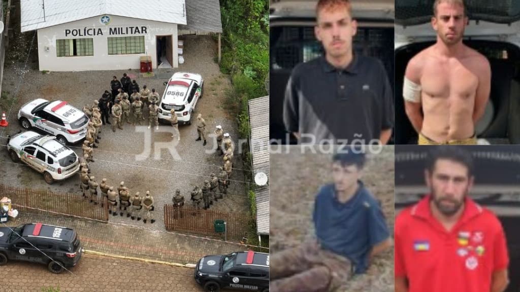 PMSC acaba com invasão em fazenda e prende 4 criminosos após 36h de operação