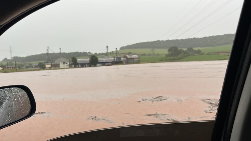 Xanxerê registra mais de 100 mm de chuva nas últimas 12h