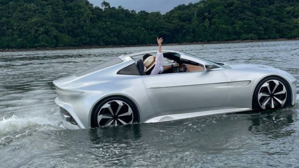 Carro-barco de luxo está disponível para test-drive em SC