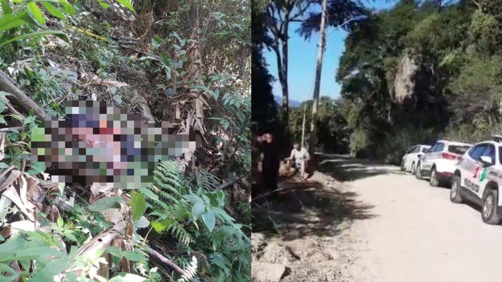 Corpo é encontrado com as mãos amarradas e plástico na cabeça em Itapema