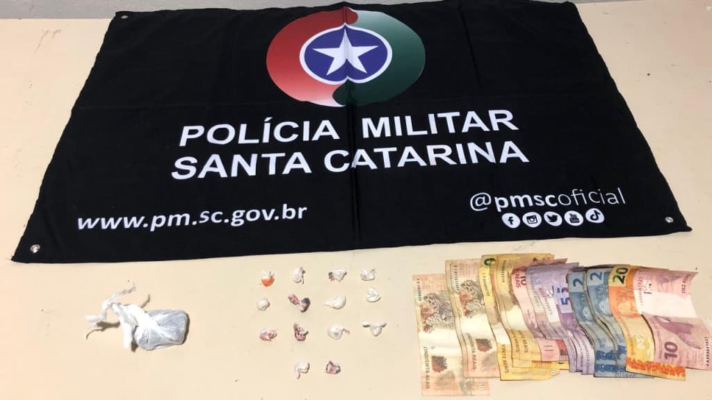 Criminoso é preso por tráfico de drogas em Tijucas horas depois do alvará de soltura