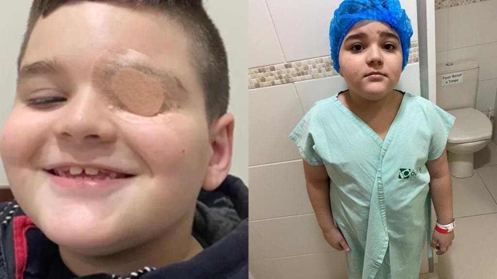 A FORÇA DA SOLIDARIEDADE: Menino de Tijucas realiza a sonhada cirurgia de estrabismo