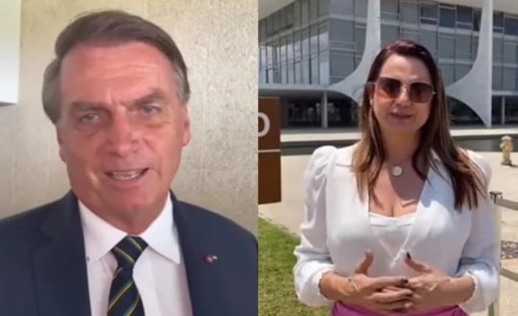 Bolsonaro grava vídeo em agradecimento ao apoio da prefeita de Itapema
