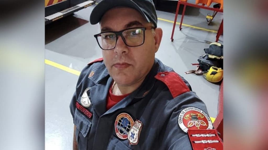 Bombeiro comunitário morre durante incêndio florestal em SC