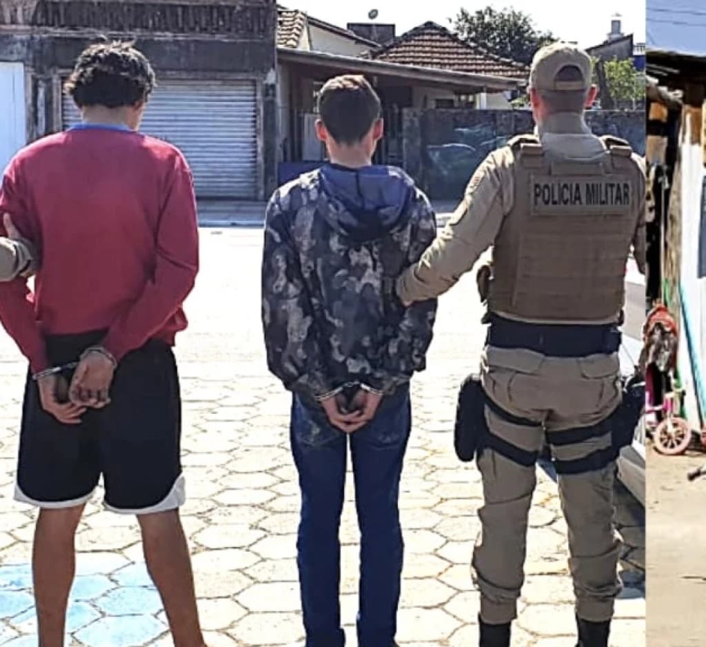 PM prende quadrilha após furtos e roubos em Tijucas