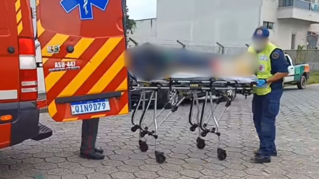Motociclista fica ferido após acidente em São João Batista