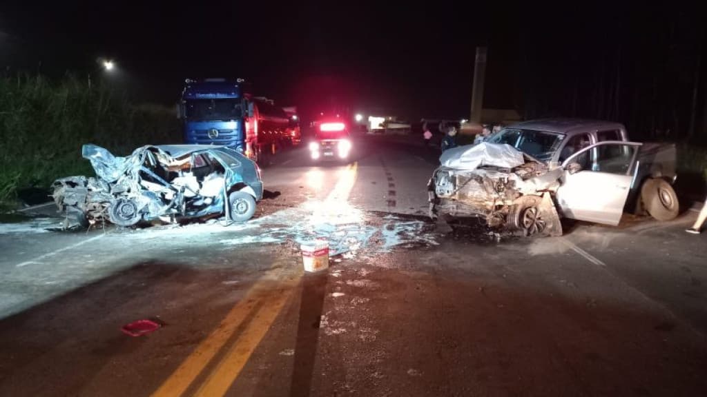 Acidente gravíssimo deixa três pessoas mortas na BR-282 em SC