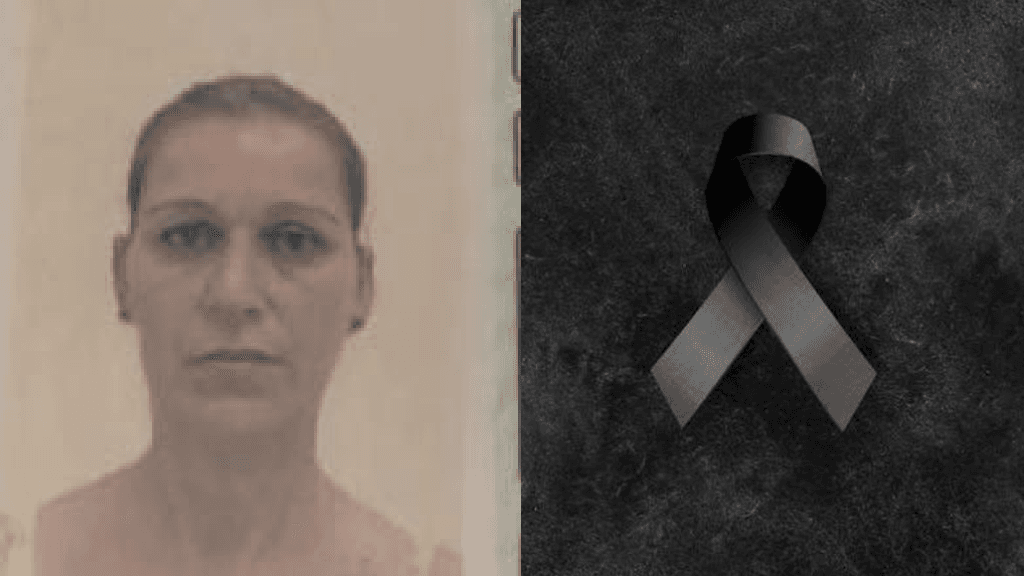 Nota de falecimento de Enedina Pereira Daroxi