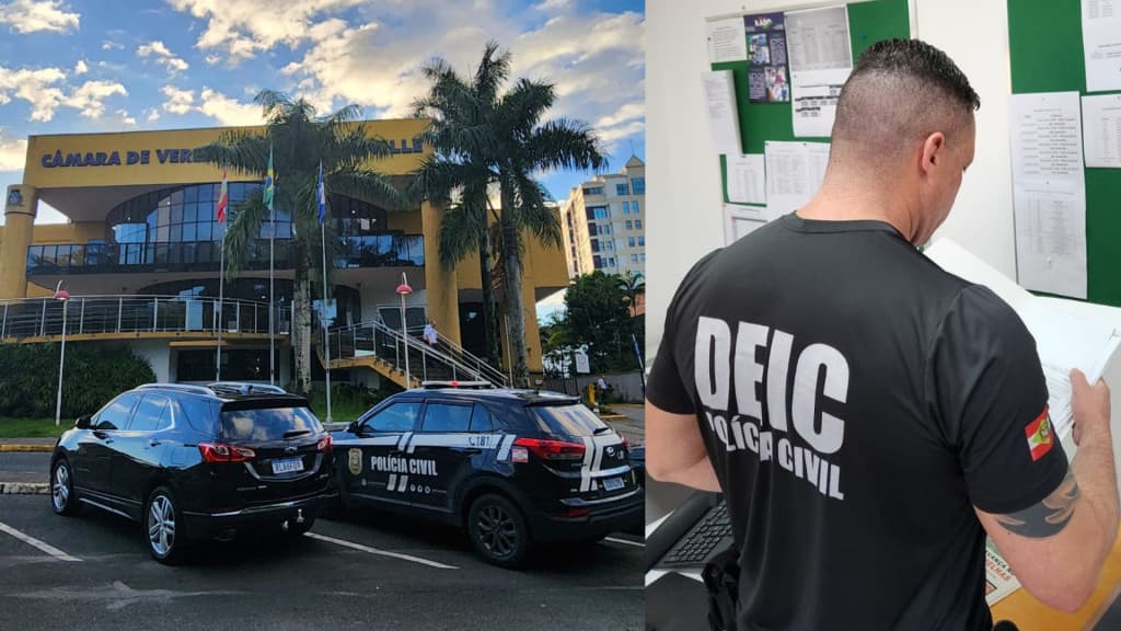 URGENTE: Deic deflagra operação na Câmara de Vereadores de Joinville
