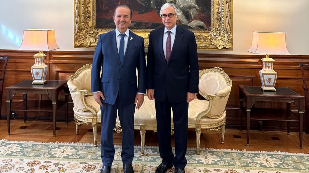 Jorginho Mello se reúne com o presidente da Assembleia da República de Portugal