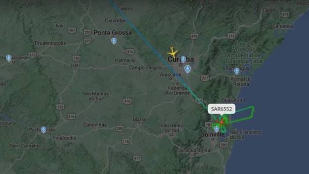 Avião que caiu em SC pertencia a construtora de Minas Gerais