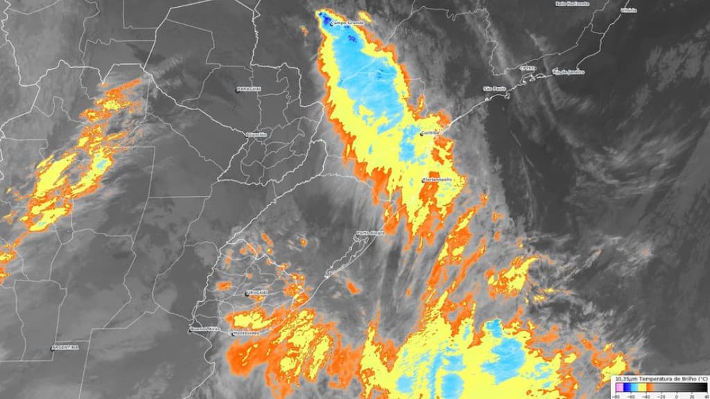 SC enfrenta temporais e queda de temperatura