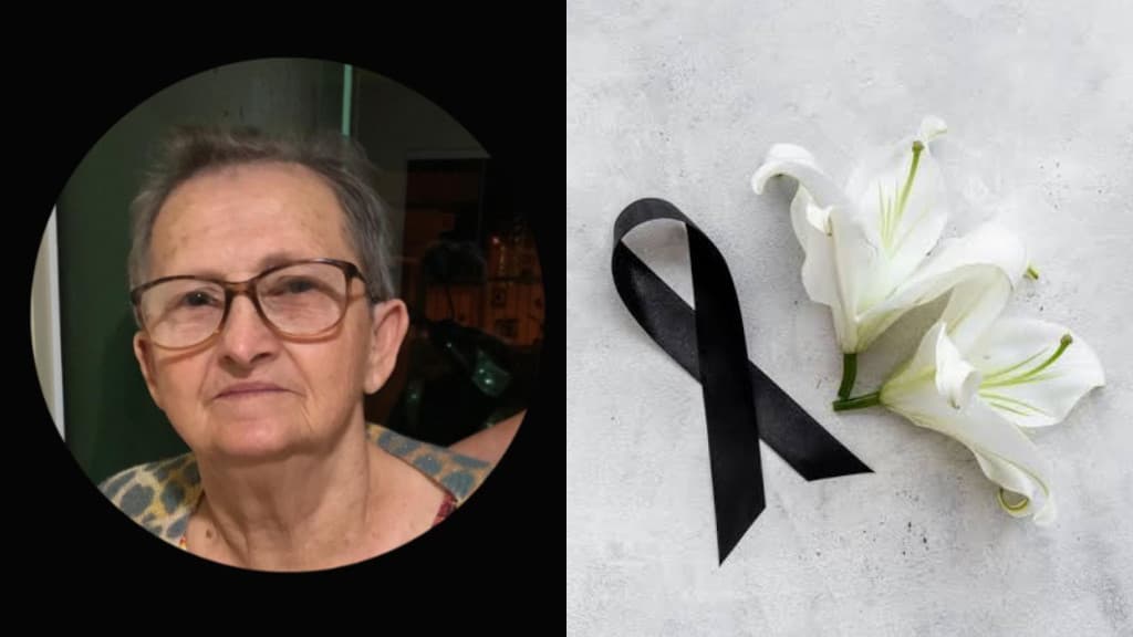 Nota de falecimento de Terezinha Voltolini Giacomelli