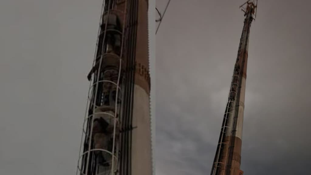 Heróis : PMs de Palhoça evitam que jovem se jogue de torre com 50 metros de altura