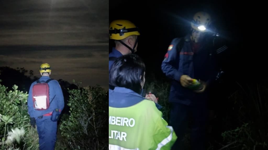 Jovens resgatados após se perderem em trilha de Florianópolis