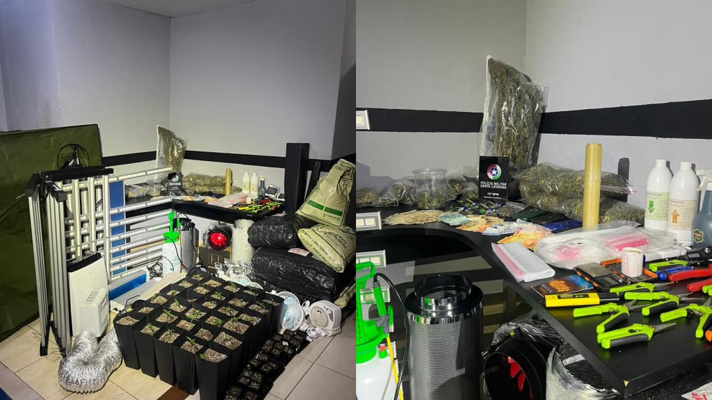 Polícia desmonta “laboratório de drogas” em Balneário Camboriú
