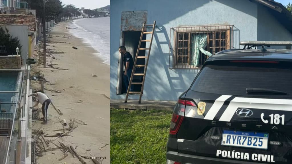 Acusado de pichações criminosas em Bombinhas é alvo de operação da Polícia Civil