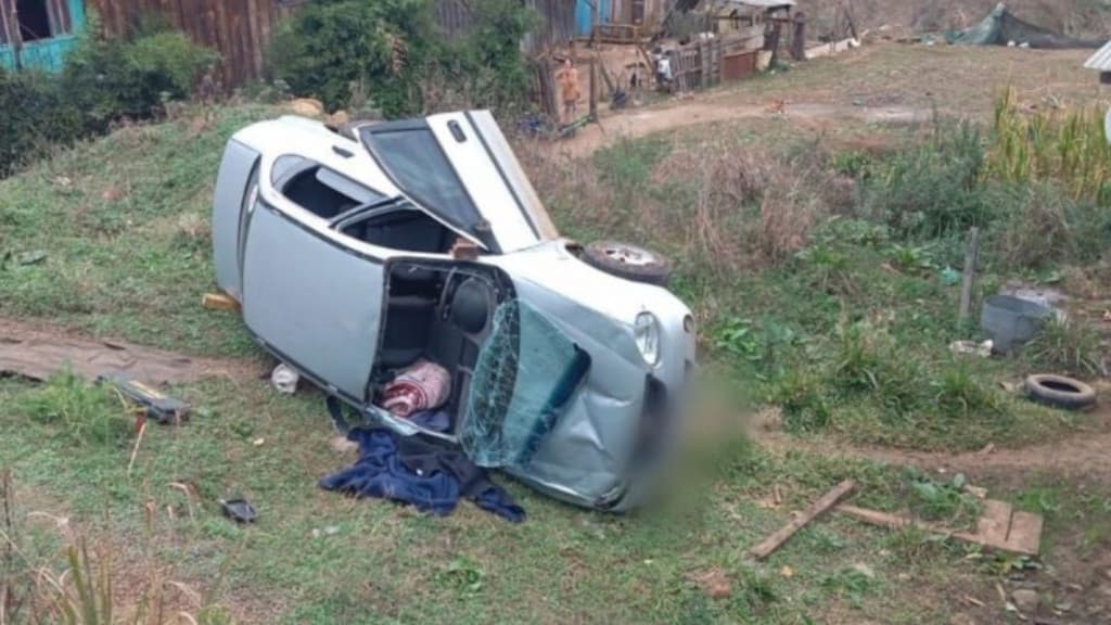 Mulher e duas crianças sobrevivem após queda de barranco de 30 metros