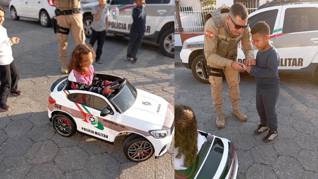 Polícia Militar de Tijucas realiza ação educativa em escola
