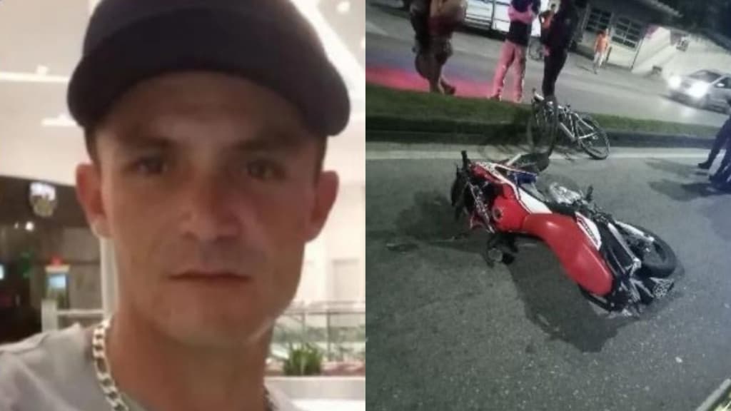 Identificado motociclista que morreu após colidir com ciclista em Itajaí