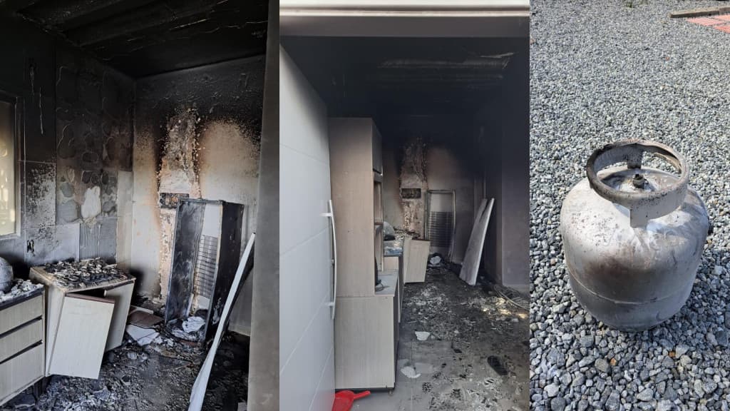 Bombeiros evitam tragédia em Balneário Camboriú após botijão de gás explodir em residência