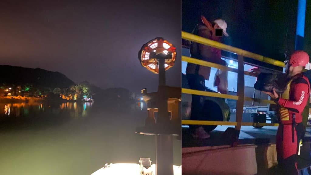 Falha mecânica em balsa deixa 7 pessoas à deriva e em risco em Araranguá