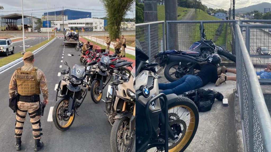 Polícia acaba com “Rolê do grau” em Itajaí