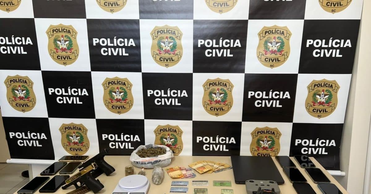 Mega operação desarticula esquema milionário de tráfico e armas em Santa Catarina