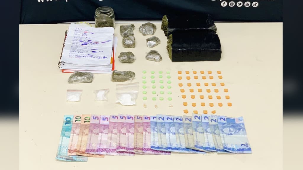 Ladrão foragido do Pará é preso com drogas após perseguição em Blumenau