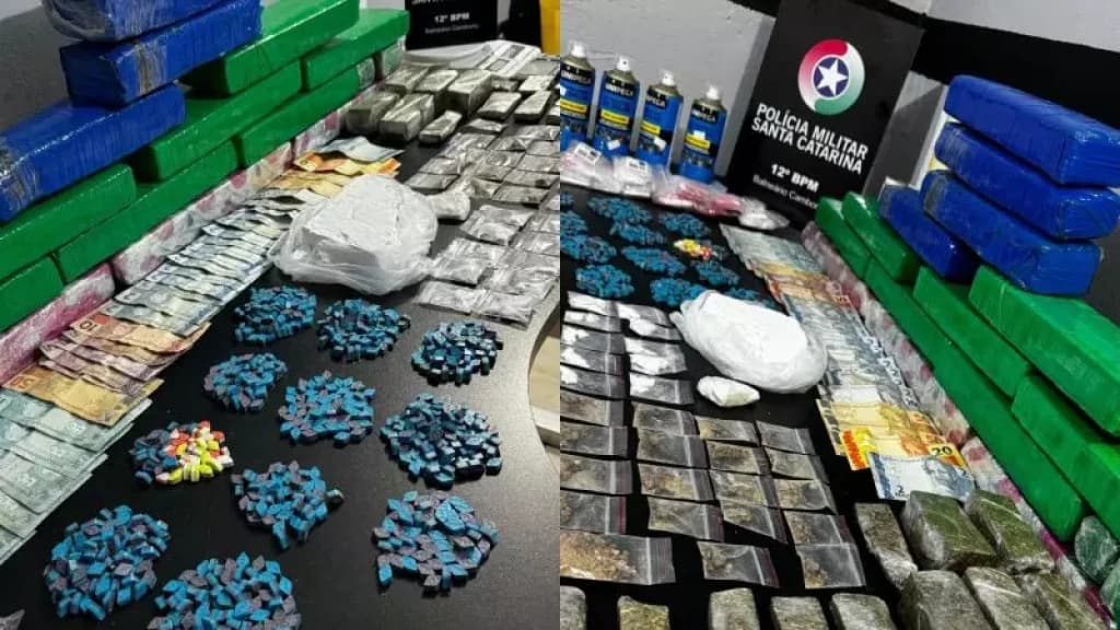 “Cancela a entrega”: PM fecha delivery de drogas em Camboriú