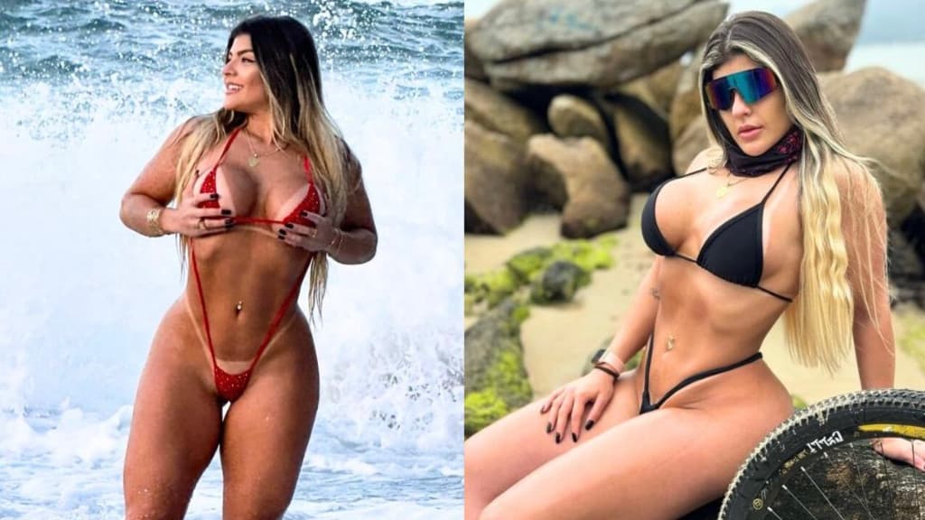 “Musa do Only Fans”, moradora de Tijucas está foragida após agredir violentamente a própria irmã