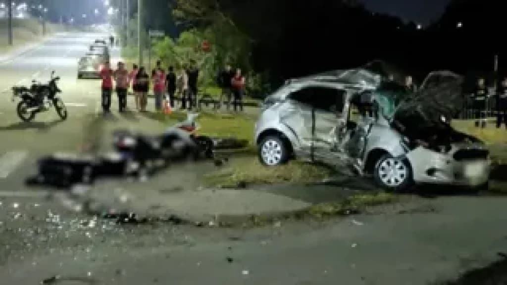 “Morreram na hora”: imagens impressionantes mostram acidente gravíssimo no Sul do Brasil