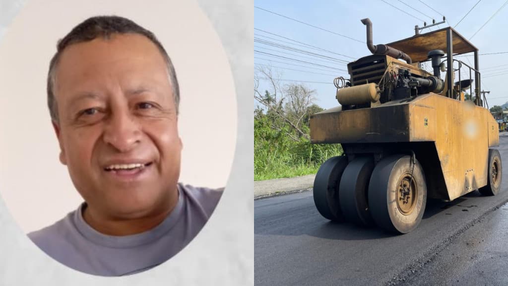 Identificado trabalhador que morreu atropelado por rolo compactador