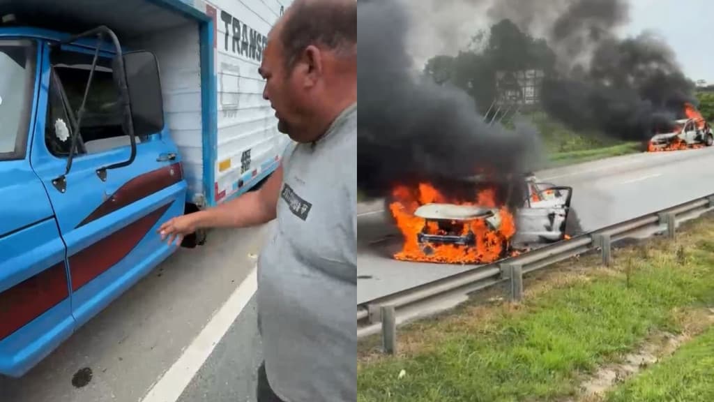 URGENTE: “Foi Deus”, desabafa caminhoneiro após escapar de “salve geral” de facção em Santa Catarina