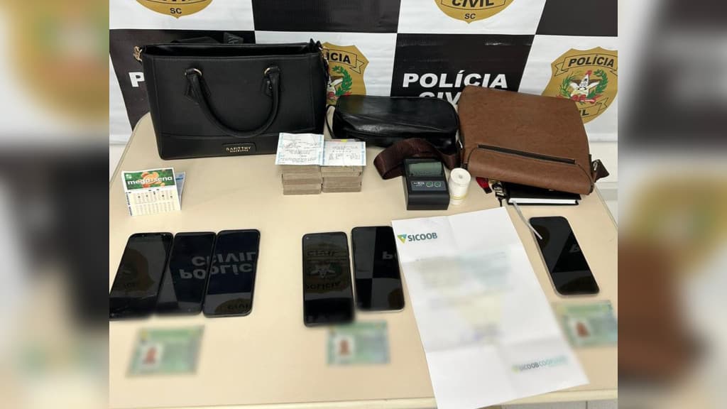 Trio é preso em flagrante em Florianópolis por aplicar golpe do bilhete premiado em São José