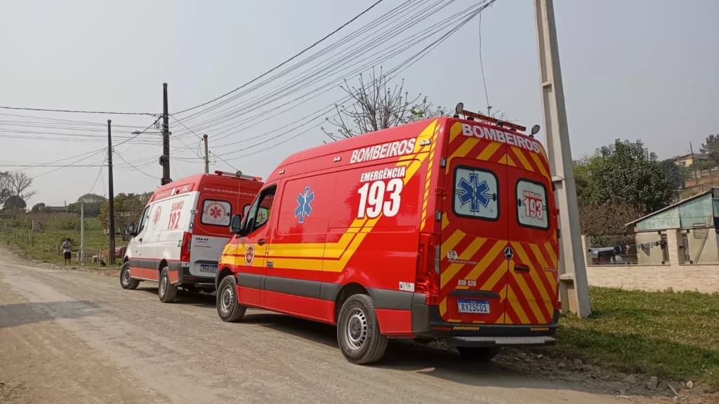 Idoso morre após cair de telhado de aproximadamente 3 metros de altura
