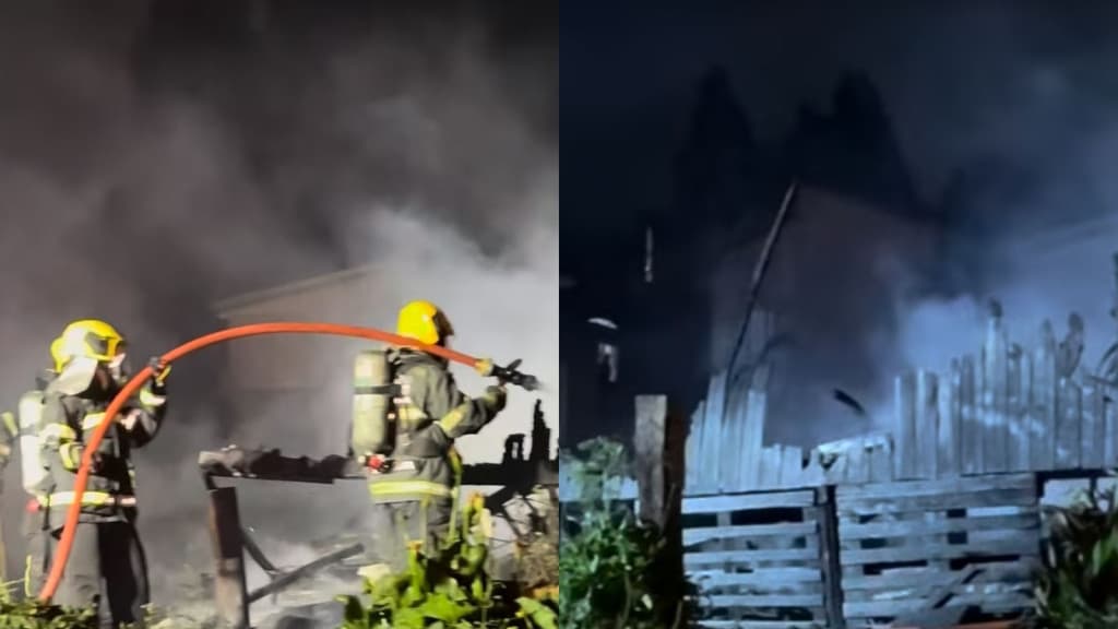 “Estava dormindo”: Idoso morre carbonizado durante incêndio em casa de madeira