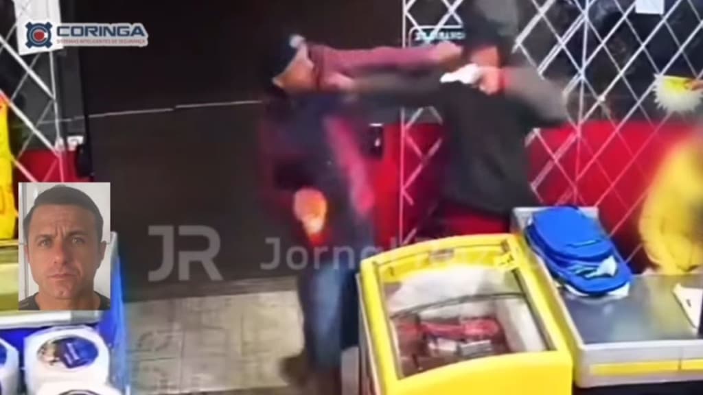 “Baleado no peito”: PM prende bandido que atirou em cliente que tentava impedir assalto em SC