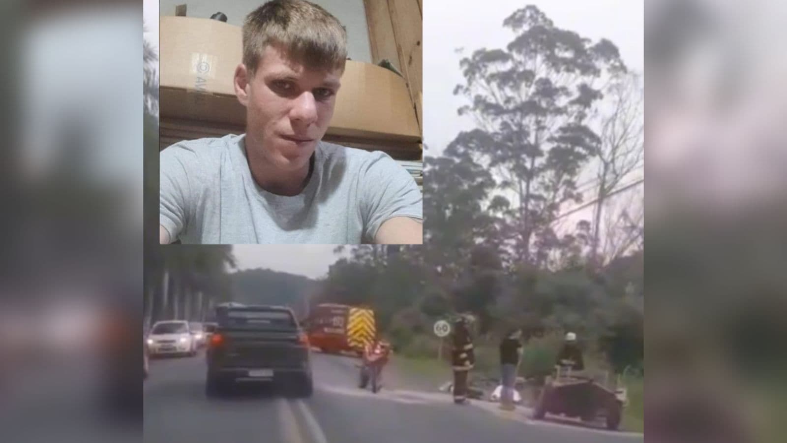 Motociclista morto em acidente com carretinha na BR-470 é identificado